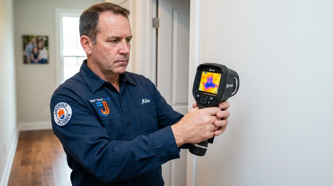 Thermal imaging leak detection by Johns Plumbing LLC in Ouray